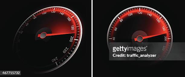 tachometer - speedometer stock-grafiken, -clipart, -cartoons und -symbole
