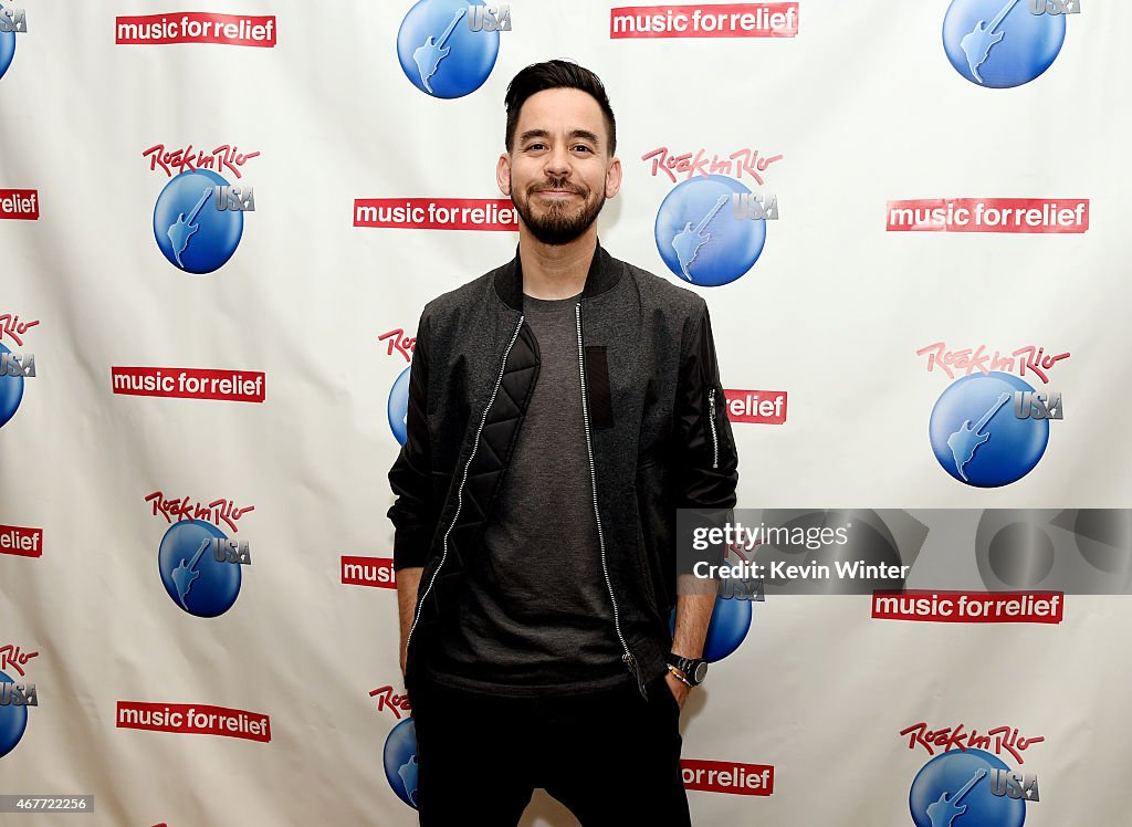 Linkin Park's Mike Shinoda & Echosmith Press Conference For Rock In Rio & Music For Relief Partnership Announcement