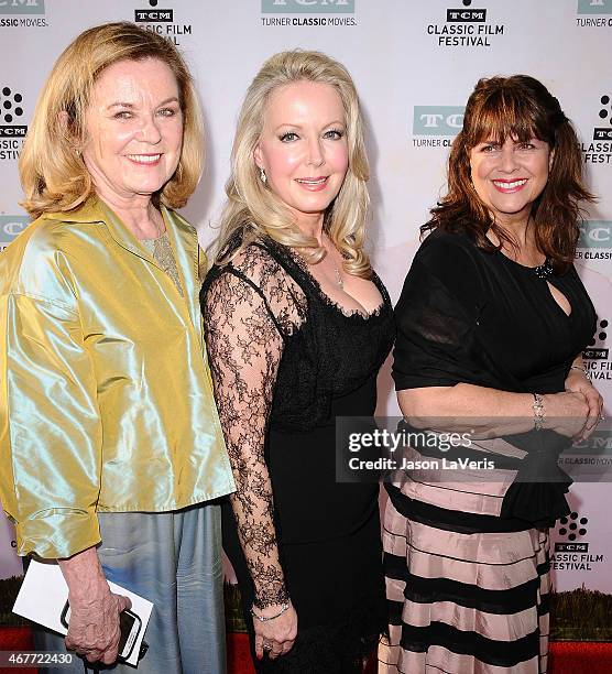 Heather Menzies, Debbie Turner and Kym Karath attend the 2015 TCM Classic Film Festival opening night gala and the 50th anniversary of "The Sound Of...