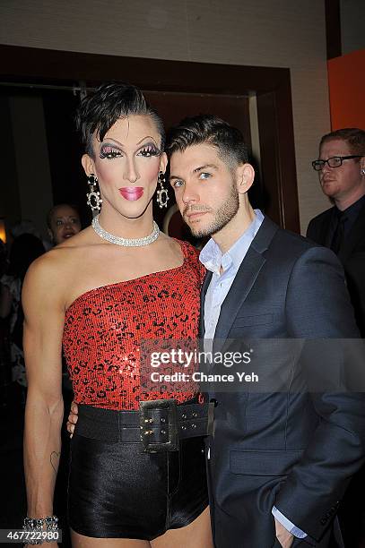 Marti Gould Cummings and Shane Lord attend Bailey House Gala & Auction 2015 at Pier 60 on March 26, 2015 in New York City.