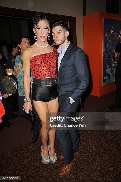 Marti Gould Cummings and Shane Lord attend Bailey House Gala & Auction 2015 at Pier 60 on March 26, 2015 in New York City.