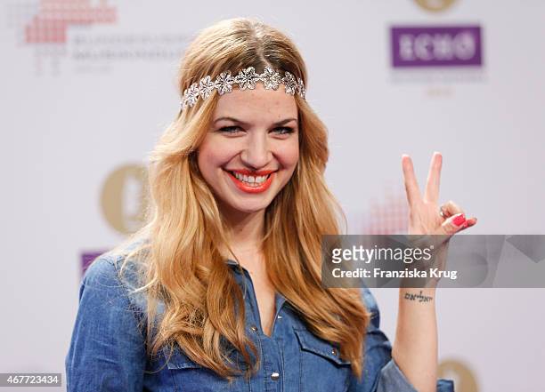 Susan Sideropoulos attends the Echo Award 2015 on March 26, 2015 in Berlin, Germany.