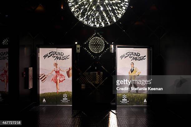 The Sound of Music posters at the after party for the Opening Night Gala and screening of The Sound of Music during the 2015 TCM Classic Film...