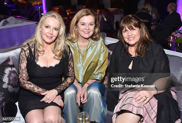 Actresses Kym Karath, Heather Menzies and Debbie Turner attend the after party for the Opening Night Gala and screening of The Sound of Music during...