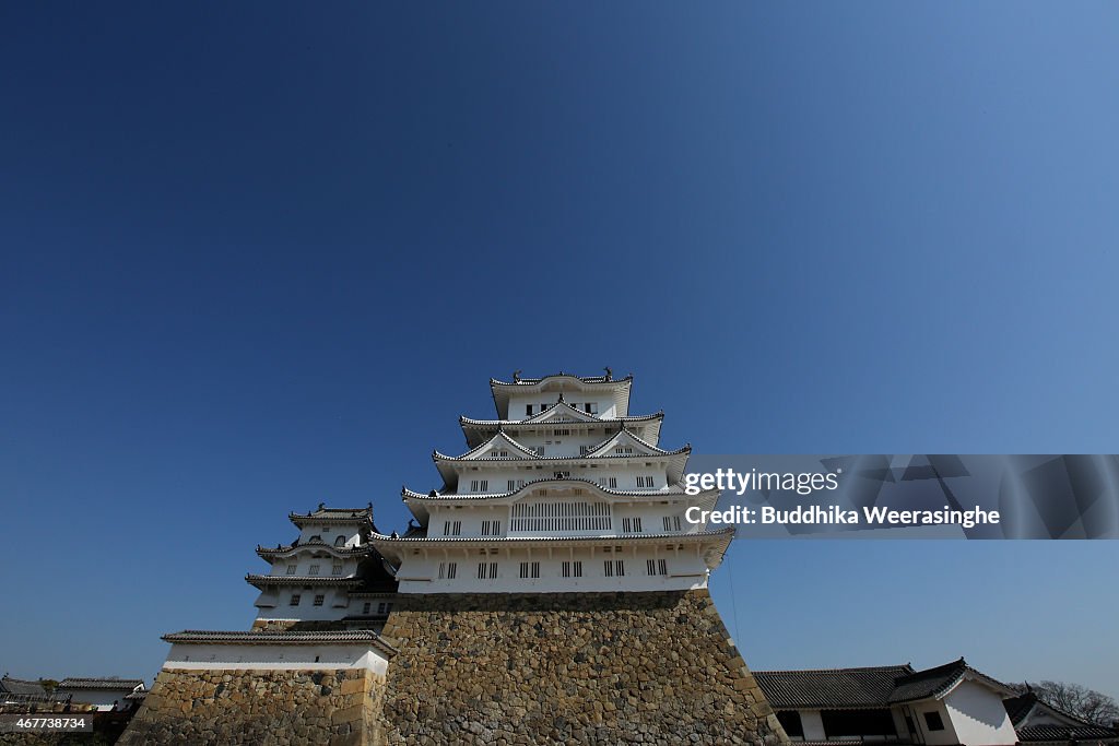 Japan Celebrates Re-opening Of Himeji Castle