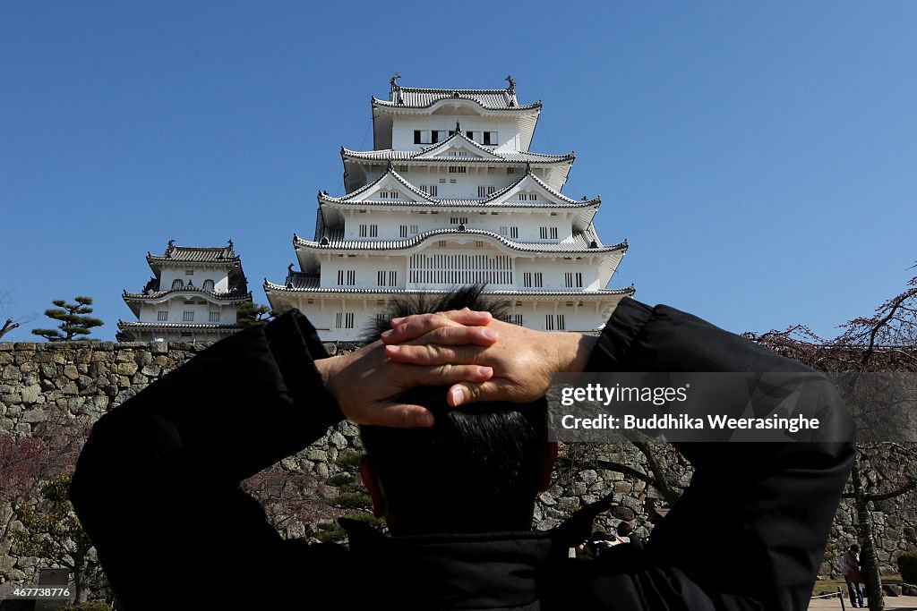 Japan Celebrates Re-opening Of Himeji Castle