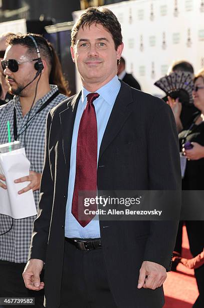 Actor Zach Galligan attends the 2015 TCM Classic Film Festival's opening night gala premiere of 50th Anniversary of "The Sound Of Music" at TCL...