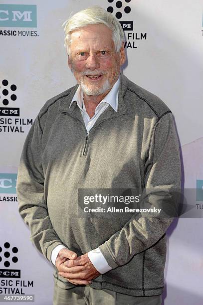 Actor Robert Morse attends the 2015 TCM Classic Film Festival's opening night gala premiere of 50th Anniversary of "The Sound Of Music" at TCL...