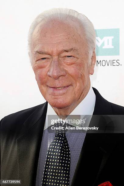 Actor Christopher Plummer attends the 2015 TCM Classic Film Festival's opening night gala premiere of 50th Anniversary of "The Sound Of Music" at TCL...