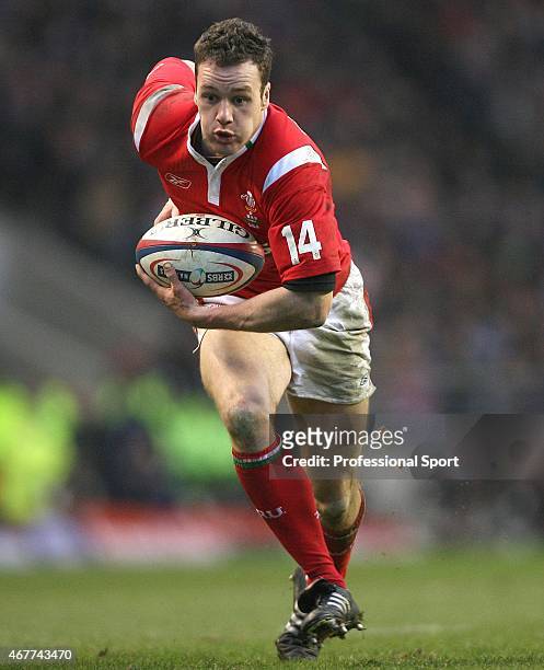 Mark Jones of Wales in action during the RBS Six Nations Championship match between England and Wales at Twickenham on February 4, 2006 in London,...