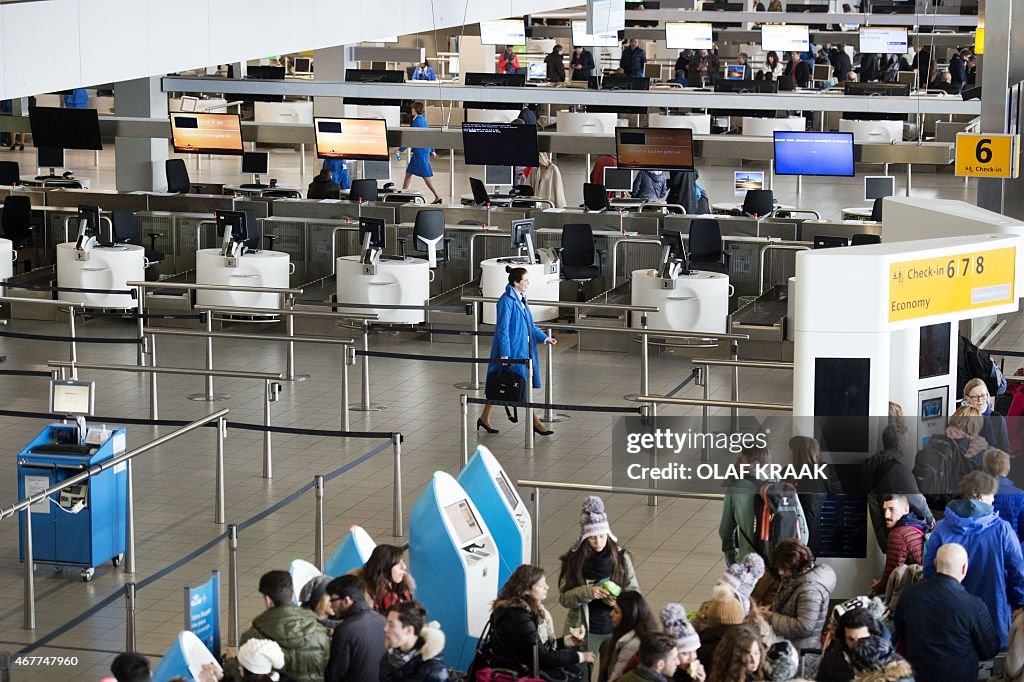 NETHERLANDS-AIRPORT-SCHIPHOL-POWER-OUTAGE