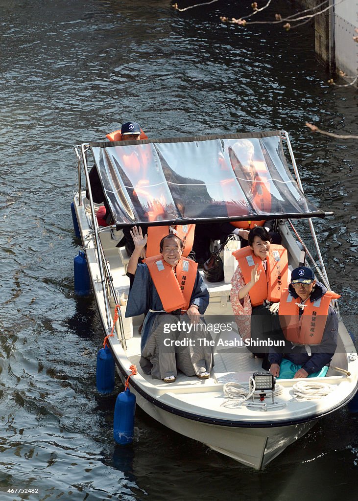 Lake Biwa Canal Cruise Launching Ceremony