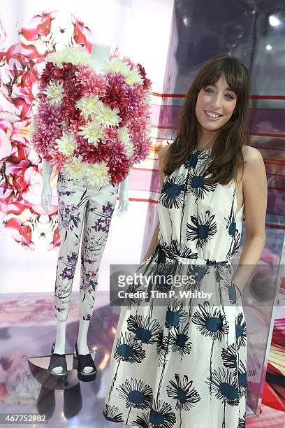 Laura Jackson unveils her trend pod at Future Fashion, a pop-up experience showcasing trends through technology on March 27, 2015 in London, England....