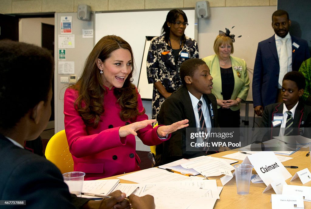 The Duke And Duchess Of Cambridge Support Development Opportunities For Young People In South London