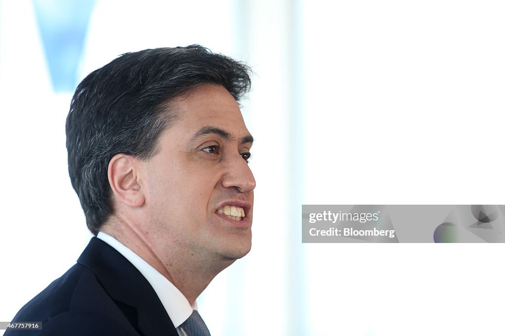 U.K. Opposition Labour Party Leader Ed Miliband Launches 2015 General Election Manifesto
