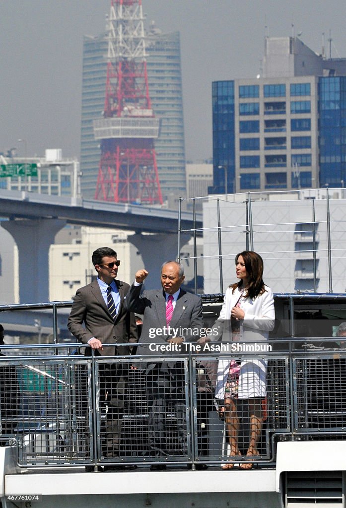 Crown Prince Frederik of Denmark Visits Japan