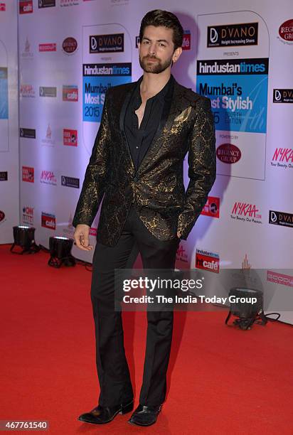 Neil Nitin Mukesh at HT Mumbais most stylish awards 2015 in Mumbai.