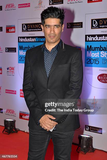 Manish Malhotra at HT Mumbais most stylish awards 2015 in Mumbai.