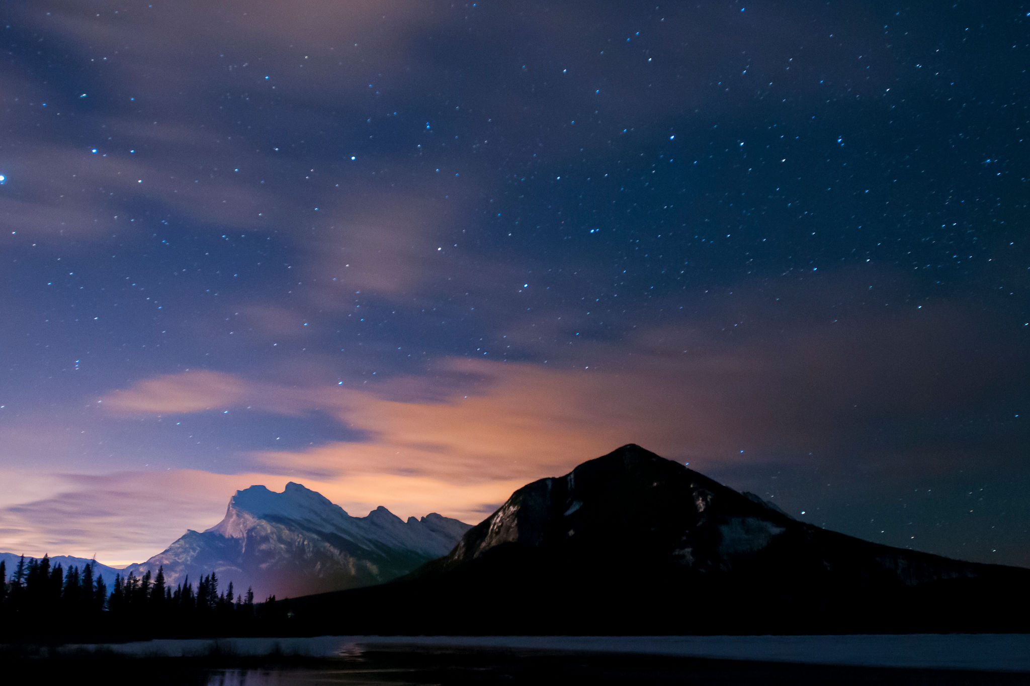 mountain night