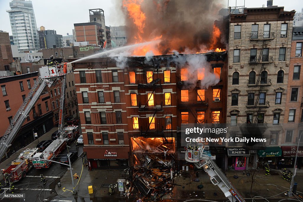 East Village Building Collapse after Fire