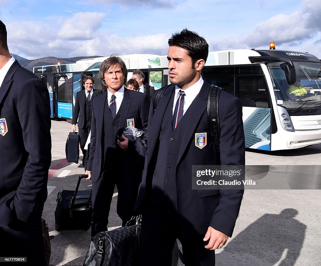 Italy Training Session And Press Conference