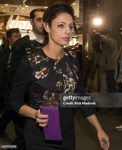 Marie Henein, defence attorney for former CBC host Jian Ghomeshi after a court appearance to set another date. She's seen in the lobby of the...