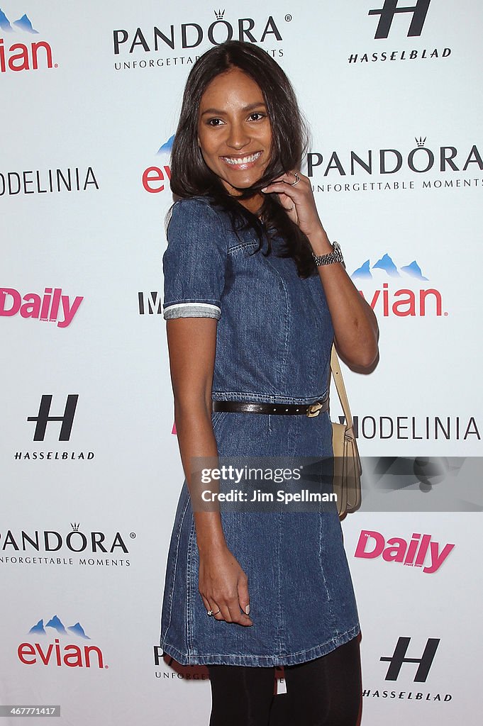 Model Emanuela de Paula attends The Daily & Modelinia Present The ...