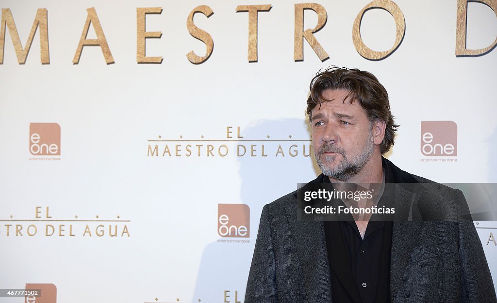 'El Maestro del Agua' Madrid Photocall