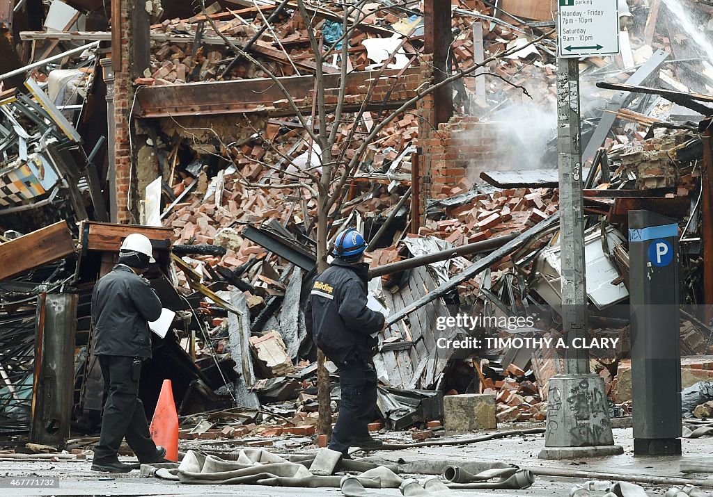 US-BLAST-FIRE-NEW YORK