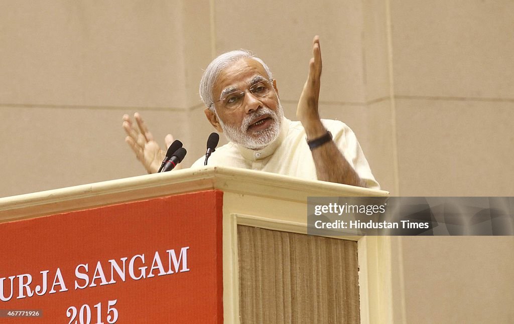 Prime Minister Narendra Modi Inaugurates 'Urja Sangam 2015' In Delhi