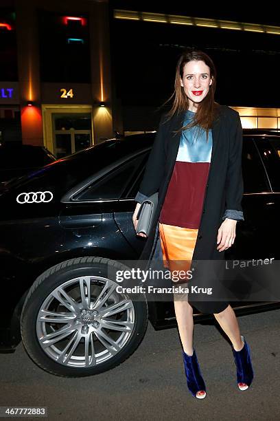 Julia Malik attends the 'Studio Babelsberg Berlinale Party - Audi At The 64th Berlinale International Film Festival at Borchardt Restaurant on...