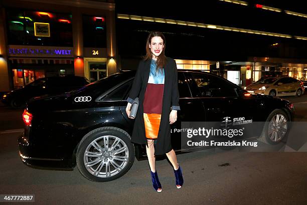 Julia Malik attends the 'Studio Babelsberg Berlinale Party - Audi At The 64th Berlinale International Film Festival at Borchardt Restaurant on...