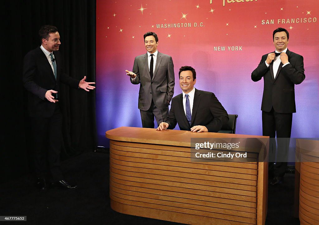 Madame Tussuads And Jimmy Fallon Debut Five Wax Figures At Madame Tussauds New York
