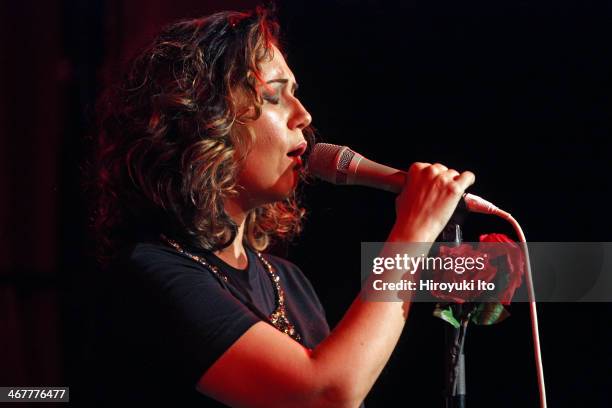 Maria Rita performing at City Winery on Sunday night, February 2, 2014.