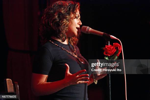 Maria Rita performing at City Winery on Sunday night, February 2, 2014.