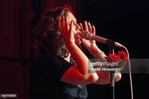 Maria Rita performing at City Winery on Sunday night, February 2, 2014.