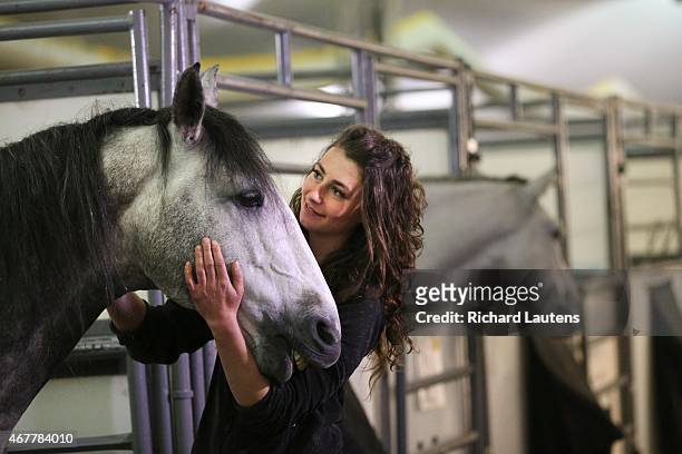 Canadian rider, Amanda Orlowski is all smiles with her favourite horse, Diamante. Cavalier's Odysseo's seventy majestic horses settle into their new...