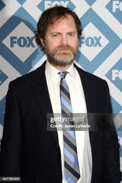 Actor Rainn Wilson attends the FOX All-Star 2014 winter TCA party at The Langham Huntington Hotel and Spa on January 13, 2014 in Pasadena, California.