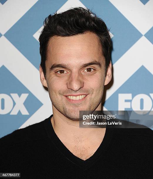 Actor Jake Johnson attends the FOX All-Star 2014 winter TCA party at The Langham Huntington Hotel and Spa on January 13, 2014 in Pasadena, California.