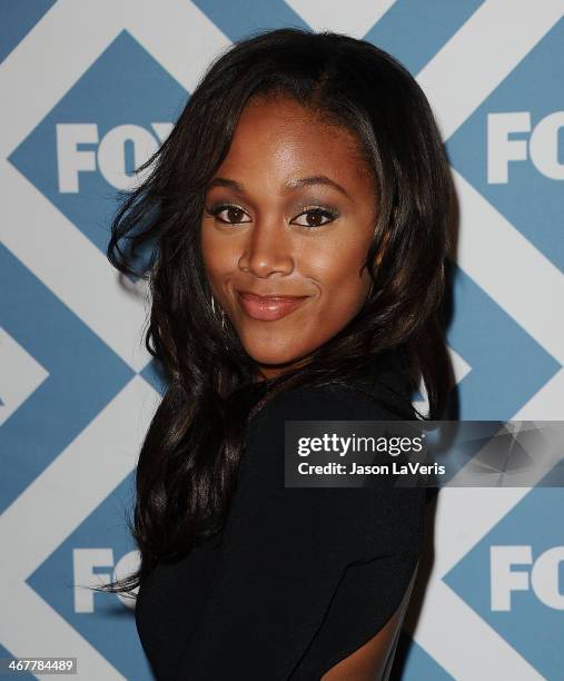 Actress Nicole Beharie attends the FOX All-Star 2014 winter TCA party at The Langham Huntington Hotel and Spa on January 13, 2014 in Pasadena,...