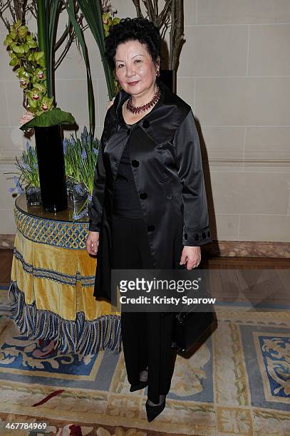 Chow Ching Ling attends the 'The Children for Peace' Gala at Cercle Interallie on February 7, 2014 in Paris, France.