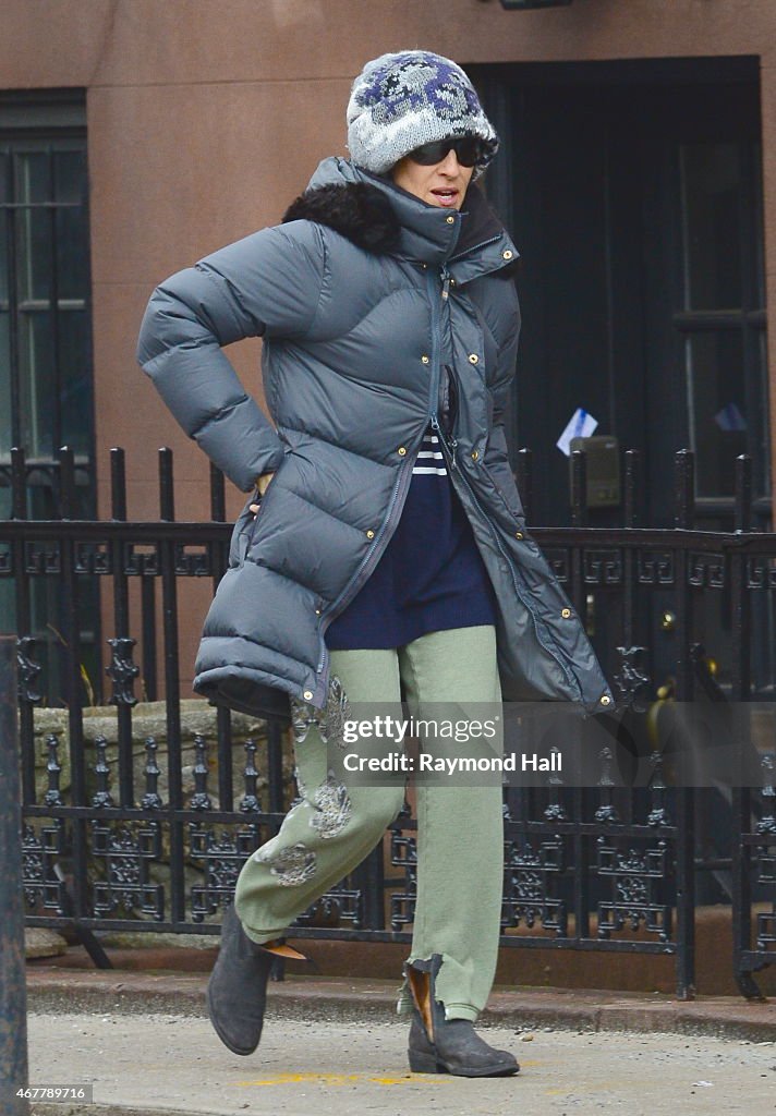 Celebrity Sightings In New York City - March 27, 2015