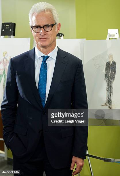 John Slattery attends the Smithsonian Museum Of American History: Mad Men Ceremony at Smithsonian National Museum Of American History on March 27,...