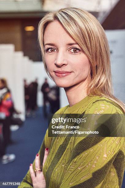 Executive vice-president of Louis Vuitton, Delphine Arnault is photographed for Madame Figaro on March 4, 2015 in Paris, France. CREDIT MUST READ:...