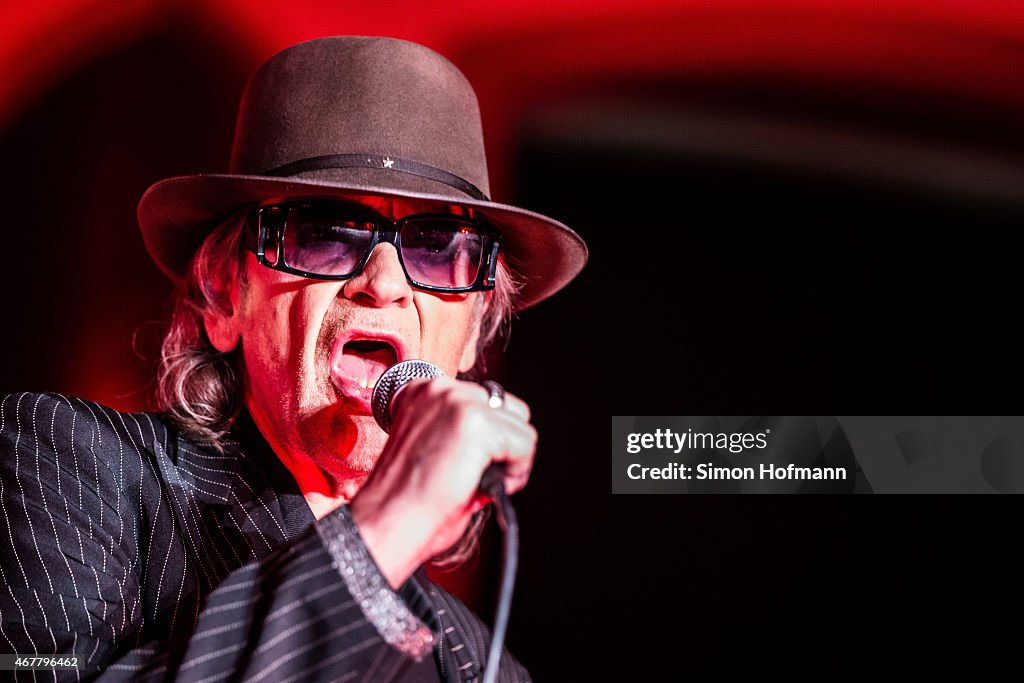 Udo Lindenberg Performs At hr1-Live Lounge In Frankfurt