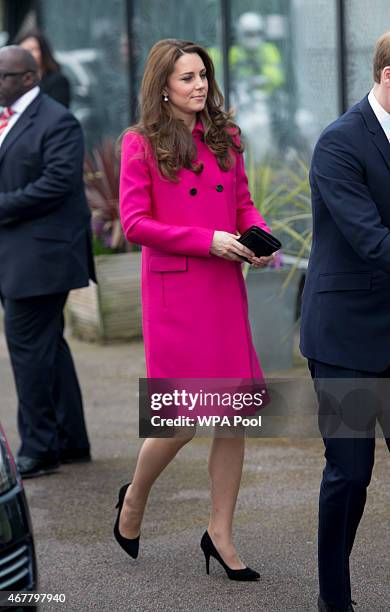 Prince William, Duke of Cambridge visits the Stephen Lawrence Centre, Deptford during a day of engagements to support development opportunities for...