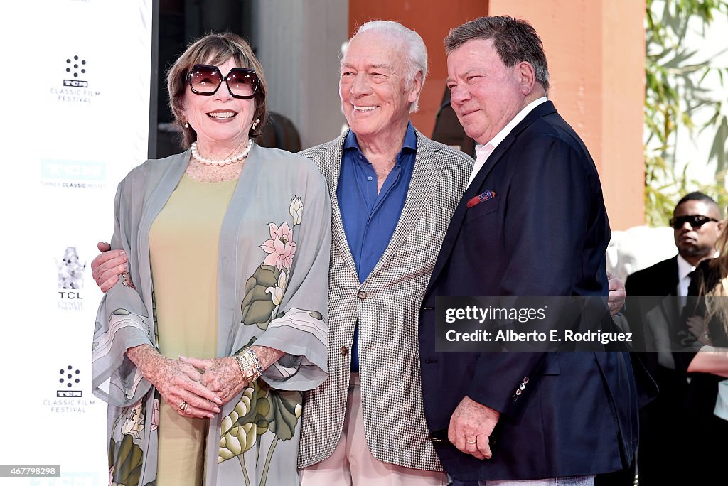 2015 TCM Classic Film Festival - Christopher Plummer Hand and Footprint Ceremony