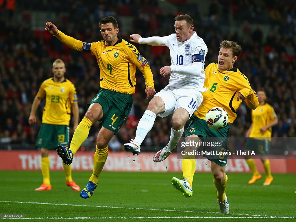 England v Lithuania - EURO 2016 Qualifier