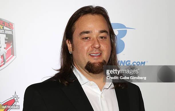 Austin "Chumlee" Russell from History's "Pawn Stars" television series arrives at the sixth annual Fighters Only World Mixed Martial Arts Awards at...