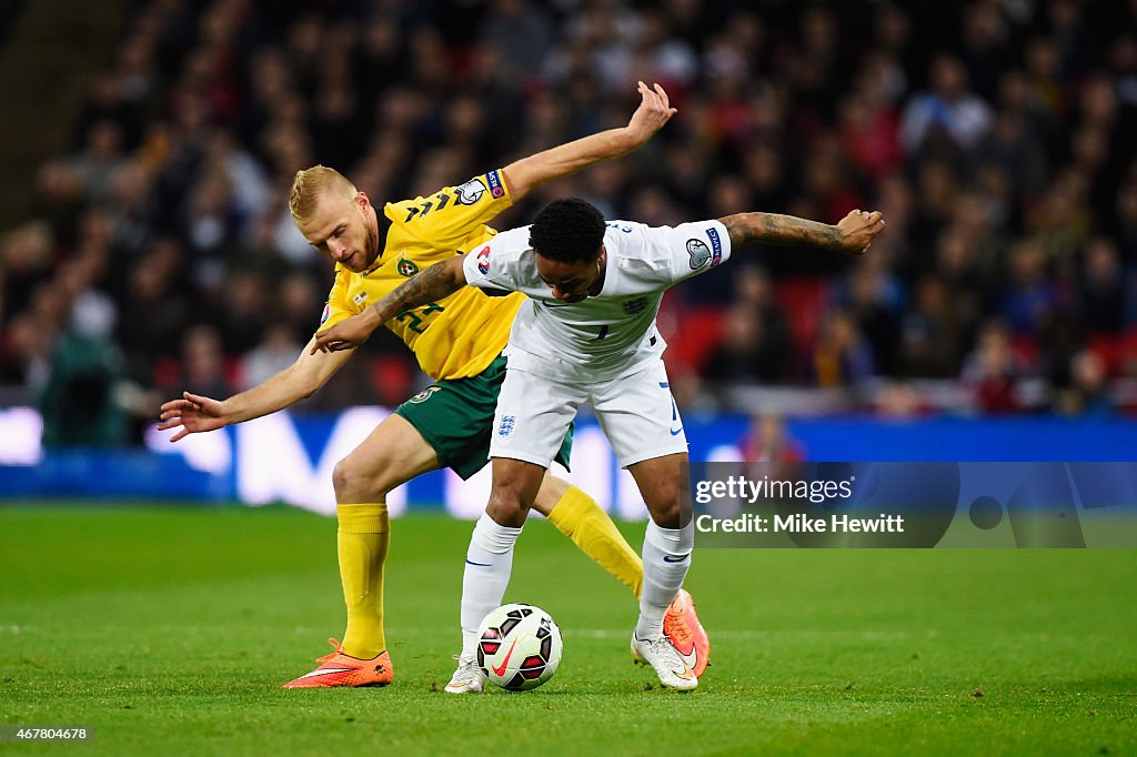 England v Lithuania - EURO 2016 Qualifier